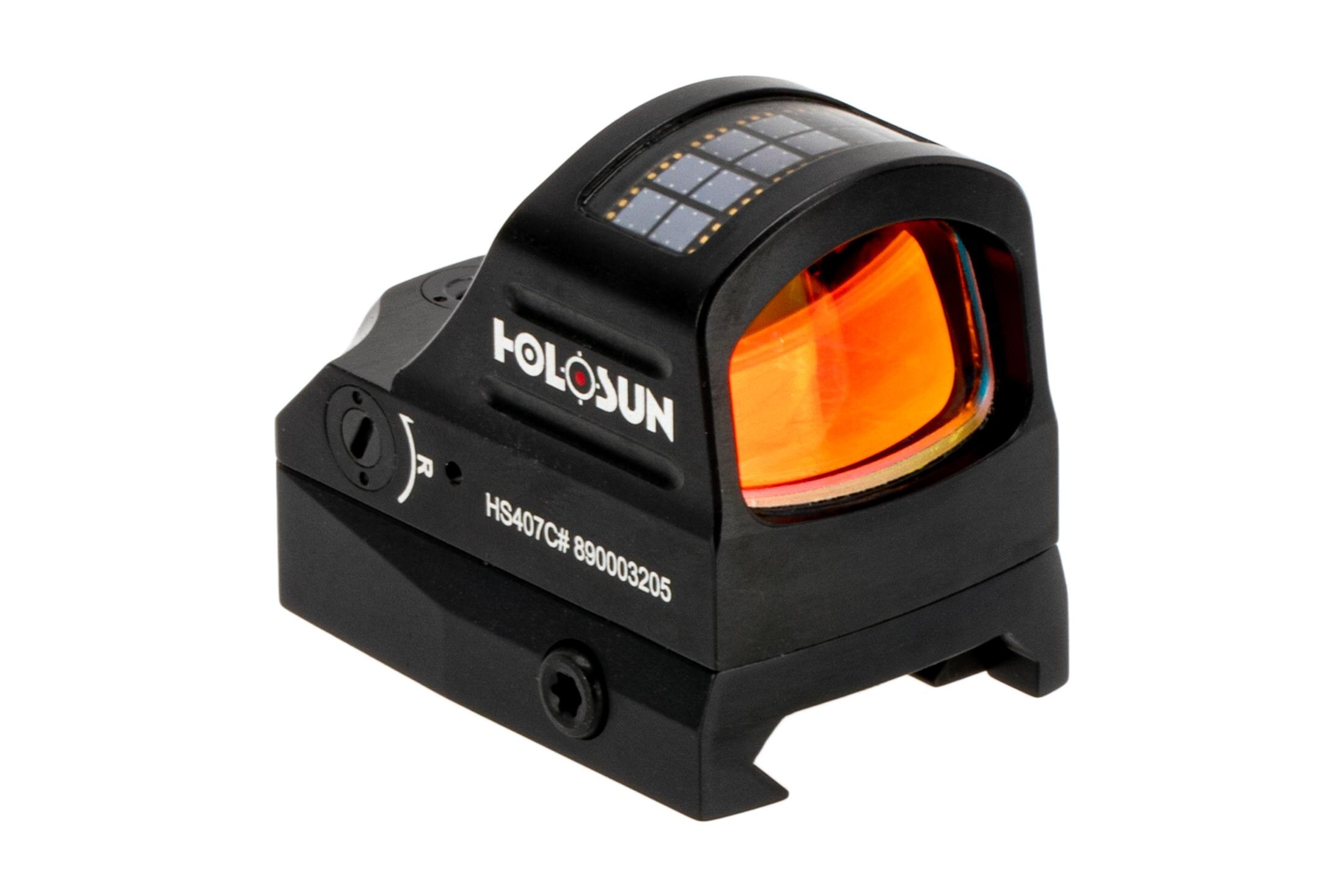 Holosun HS407C Mini Solar Powered Red Dot Sight 2 MOA HS407C
